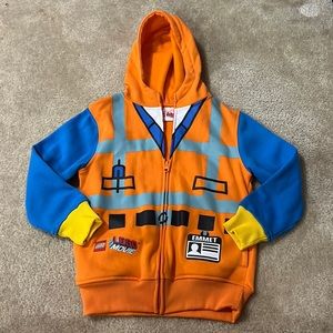 Never worn. Youth Lego size 5/6 zipper hoodie. Price firm.